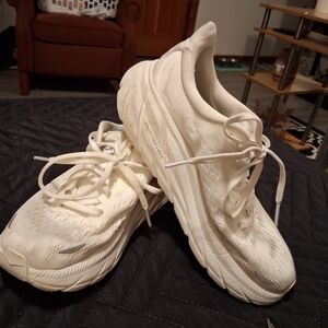 Hoka Women's Cream Athletic Shoes